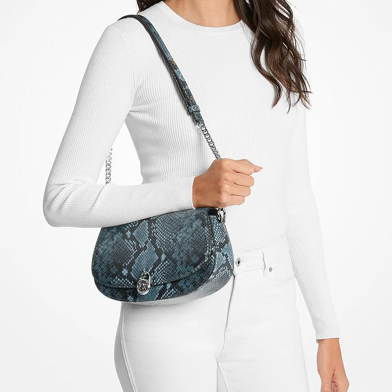 Sac épaule MICHAEL KORS à motif serpent
