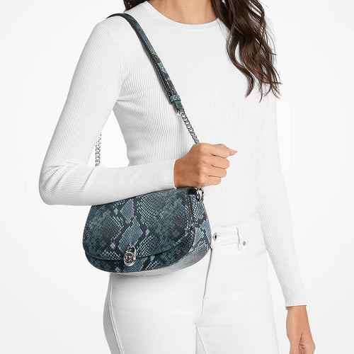 Sac épaule MICHAEL KORS à motif serpent