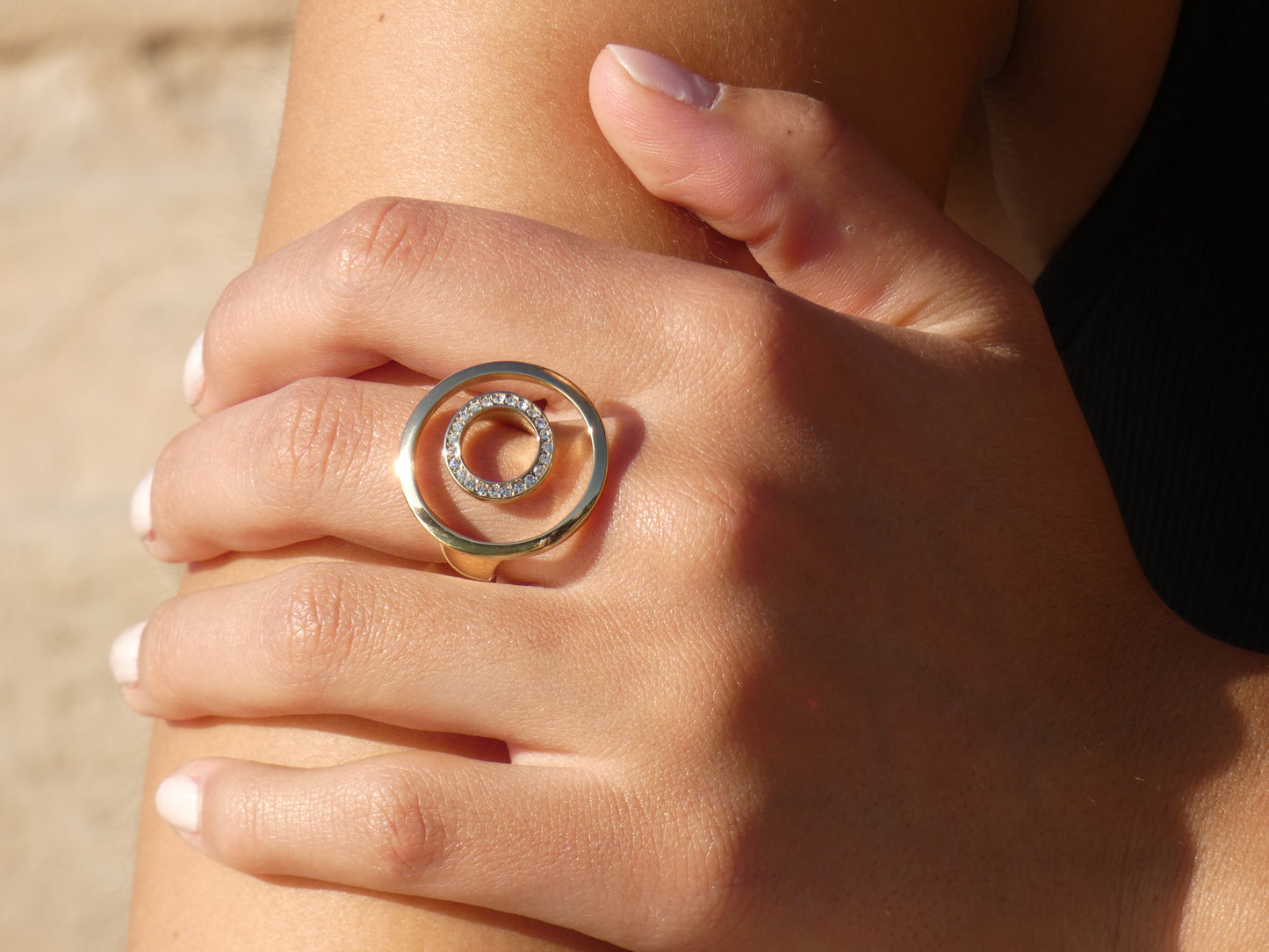 Eclipse Collection  Santander - Ring mit Zirkonia Collection Eclipse Ring Wasserfester und nicht abfärbender Schmuck