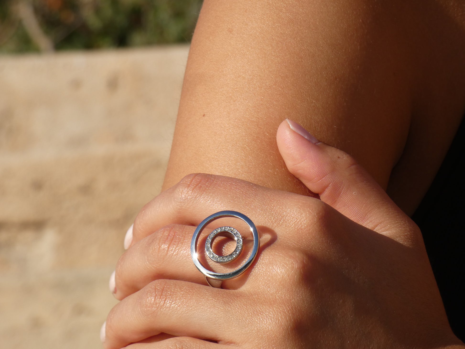 Eclipse Collection  Santander - Ring mit Zirkonia Collection Eclipse Ring Wasserfester und nicht abfärbender Schmuck