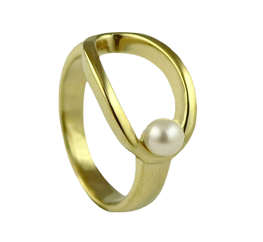 Elda - Ring mit Süßwasserperle - Eclipse Collection