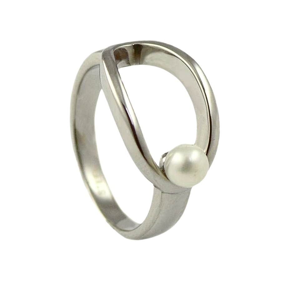 Elda - Ring mit Süßwasserperle - Eclipse Collection