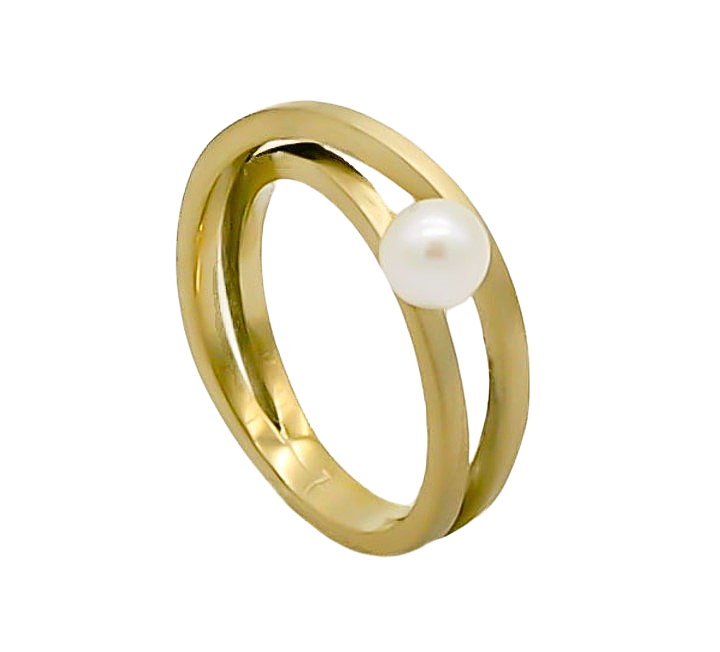 Melilla - Ring mit Süßwasserperle - Eclipse Collection