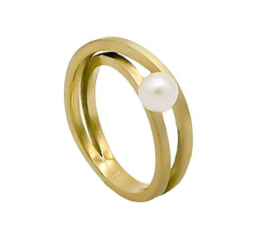 Melilla - Ring mit Süßwasserperle - Eclipse Collection